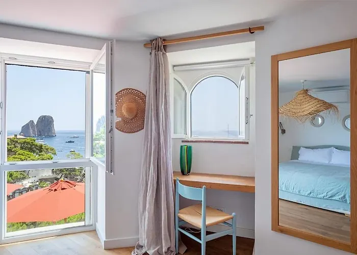 Tenuta Saracena Capri, Private Front Estate With Panoramic Pool Willa *