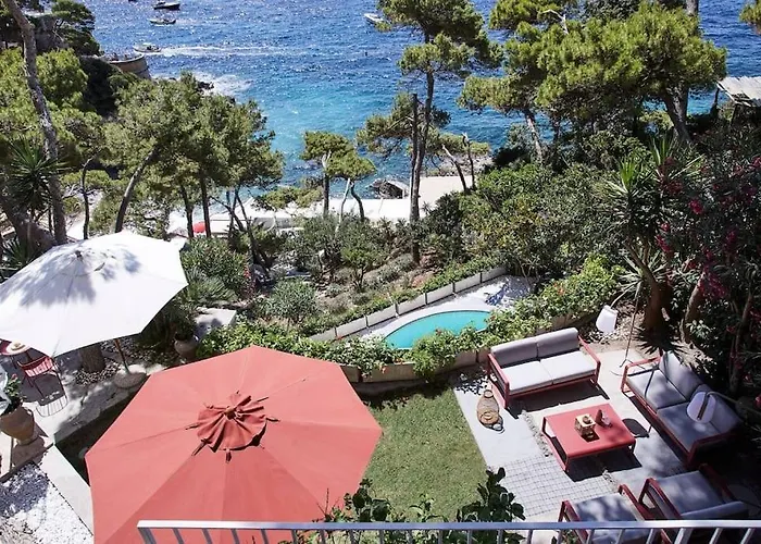 Willa Tenuta Saracena Capri, Private Front Estate With Panoramic Pool