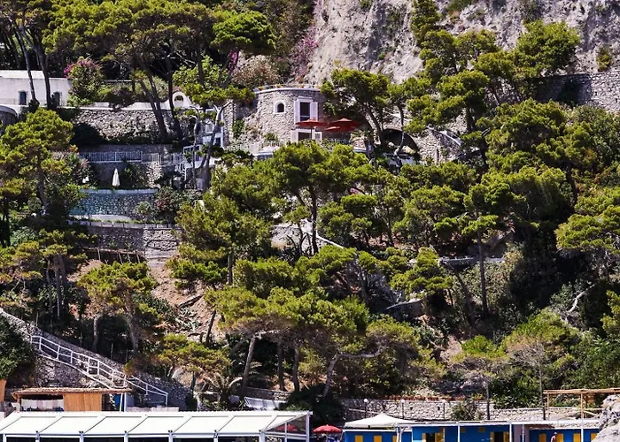 Tenuta Saracena Capri, Private Beach Front Estate With Panoramic Pool 卡普里