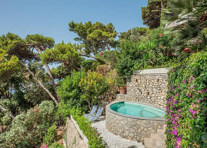 Tenuta Saracena Capri, Private Beach Front Estate With Panoramic Pool 别墅 卡普里
