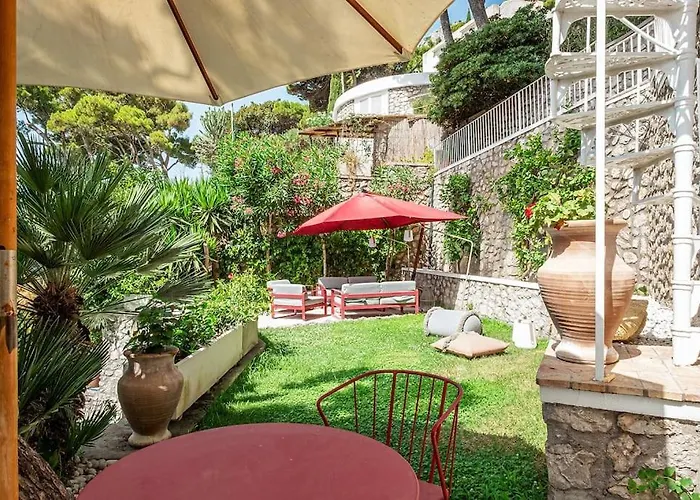 别墅 Tenuta Saracena Capri, Private Beach Front Estate With Panoramic Pool