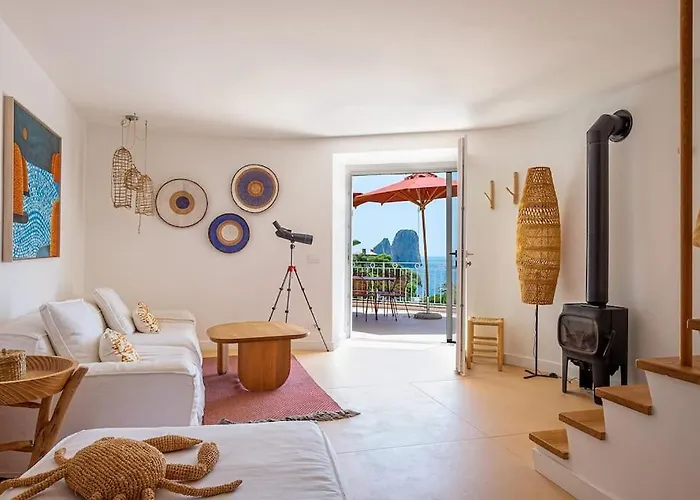 Tenuta Saracena Capri, Private Beach Front Estate With Panoramic Pool *