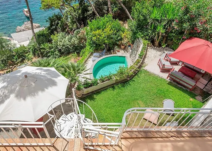 别墅 Tenuta Saracena Capri, Private Beach Front Estate With Panoramic Pool