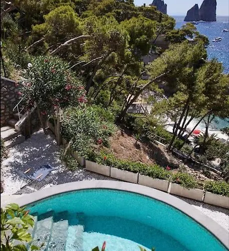 Tenuta Saracena Capri, Private Beach Front Estate With Panoramic Pool 别墅 卡普里